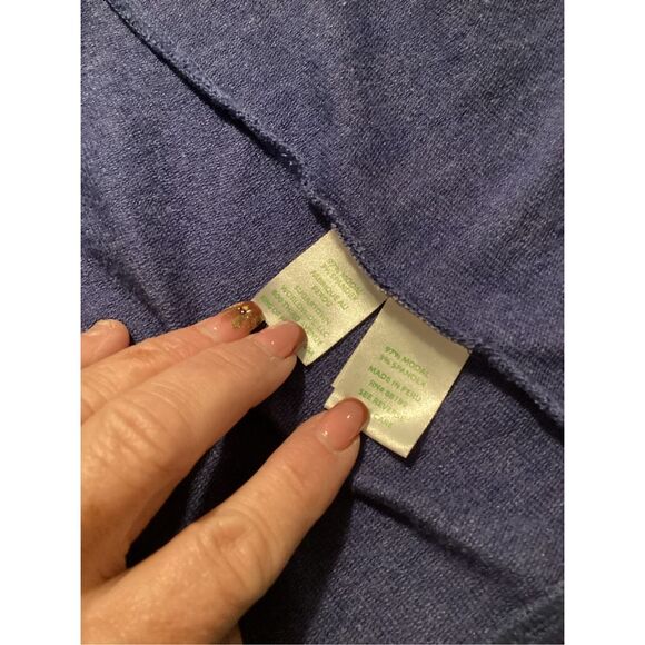 Lilly Pulitzer Luxletic Elena Wrap Sz M Oyster Bay Navy Loungwear - Picture 6 of 8